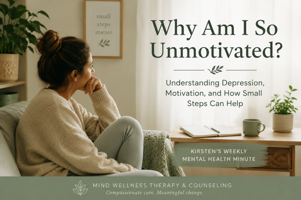 Why am I so unmotivated? Understanding depression and motivation